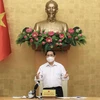 Thủ tướng Phạm Minh Chính phát biểu chỉ đạo. (Ảnh: Lâm Khánh/TTXVN)