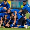 Italy sớm giành vé vào vòng 1/8 EURO 2020. (Ảnh: AFP/TTXVN)