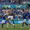 Italy lập nên kỷ lục mới tại EURO 2020. (Ảnh: AFP/TTXVN)