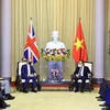 [Photo] Chủ tịch nước Nguyễn Xuân Phúc tiếp Bộ trưởng Ngoại giao Anh