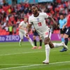 Sterling là người duy nhất cho tuyển Anh tại EURO 2020 cho đến thời điểm nay. (Ảnh: AFP/TTXVN)