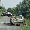 Không khởi tố hình sự vụ xe taxi cháy khiến 1 người tử vong ở An Giang