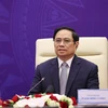 Thủ tướng Phạm Minh Chính tham dự Phiên thảo luận mở Cấp cao của Hội đồng Bảo an Liên hợp quốc. (Ảnh: Dương Giang/TTXVN)