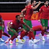 Cầu thủ Bồ Đào Nha ăn mừng sau loạt luân lưu may rủi. (Nguồn: Getty Images)