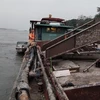Hà Nội: Bắt 4 đối tượng khai thác cát trái phép trên sông Đà