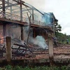 Điện Biên: Cháy ngôi nhà sàn, không gây thiệt hại về người