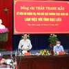 Phó Chủ tịch Thường trực Quốc hội Trần Thanh Mẫn làm việc tại Bạc Liêu