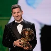 Messi giành danh hiệu Quả bóng Vàng 2021. (Nguồn: AP)