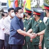 Chủ tịch Quốc hội Vương Đình Huệ thăm, chúc Tết tại Tiểu đoàn U Minh 2