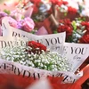 [Photo] Các hàng hoa tại Hà Nội sẵn sàng cho ngày Lễ tình nhân