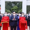 Hình ảnh Chủ tịch nước dự Lễ khánh thành Đền thờ Tây Sơn Tam Kiệt