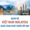 [Infographics] Quan hệ Việt Nam-Malaysia ngày càng phát triển tốt đẹp