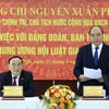 Chủ tịch nước làm việc với Trung ương Hội Luật gia Việt Nam