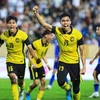 U23 Malaysia giành trọn 3 điểm trong ngày ra quân. (Ảnh: Tuấn Anh/TTXVN)