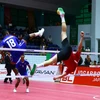 Việt Nam thắng ở vòng loại nội dung đồng đội 3 người nam môn Cầu mây
