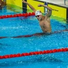 Thành Bảo phá kỷ lục SEA Games, giành HCV thứ 2 cho tuyển bơi Việt Nam. (Ảnh: Ngô Trần Hải An/Vietnam+)