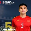 Nguyễn Thanh Bình không thể ra sân vì đang sốt. (Nguồn: VFF)