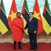 Hình ảnh Thủ tướng Phạm Minh Chính tiếp Chủ tịch Quốc hội Mozambique