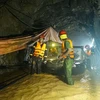 Nỗ lực tìm kiếm công nhân mắc kẹt trong hầm thủy điện ở Điện Biên