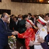 [Photo] Chủ tịch nước dự Lễ kỷ niệm 75 năm Ngày Thương binh liệt sỹ