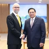 [Photo] Thủ tướng Phạm Minh Chính tiếp Đại sứ Canada Shawn Steil