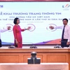 Lễ khai trương Trang thông tin của Thông tấn xã Việt Nam về Đại hội Thể thao Đông Nam Á lần thứ 31 (SEA Games 31). (Ảnh: Hoàng Hiếu/TTXVN)