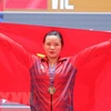 Nữ đô cử Việt Nam giành 3 huy chương Vàng giải cử tạ châu Á