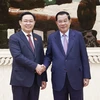 [Photo] Chủ tịch Quốc hội Vương Đình Huệ hội kiến Thủ tướng Campuchia