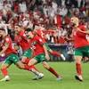 Maroc hiên ngang vào tứ kết World Cup 222. (Nguồn: Getty Images)