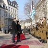 Hình ảnh lễ đón Thủ tướng Phạm Minh Chính tại Luxembourg