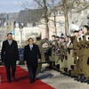 Lễ đón chính thức Thủ tướng Phạm Minh Chính thăm Luxembourg