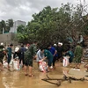 Triều cường uy hiếp một số khu dân cư ven biển tỉnh Phú Yên