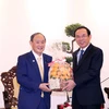 Lãnh đạo Thành phố Hồ Chí Minh tiếp nguyên Thủ tướng Nhật Bản 