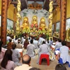 Lào: Chùa Phật Tích thủ đô Vientiane tổ chức lễ Thượng Nguyên