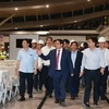 Thủ tướng kiểm tra tiến độ xây dựng ở Cảng hàng không quốc tế Phú Bài