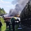 Nổ đường ray xe lửa tại tỉnh biên giới của Nga với Ukraine