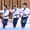 Đội tuyển Taekwondo Việt Nam giành HCV đầu tiên. (Ảnh: Minh Quyết/TTXVN)