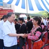 Bộ trưởng Bộ Công an Tô Lâm thăm, tặng quà tại tỉnh Sơn La