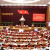 Tổng Bí thư Nguyễn Phú Trọng phát biểu kết luận hội nghị. (Ảnh: Trí Dũng/TTXVN)