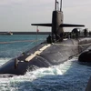 Tàu ngầm hạt nhân Mỹ tham gia tập trận chung với Hải quân Hàn Quốc