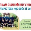 [Infographics] Việt Nam giành 6 huy chương Olympic Toán học Quốc tế