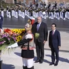 Chủ tịch nước Võ Văn Thưởng đặt vòng hoa tại Đài Tổ quốc ở Rome