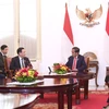 Hình ảnh Chủ tịch Quốc hội tiếp xúc song phương tại Indonesia