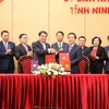 Thủ đô Vientiane và tỉnh Ninh Bình ký kết Biên bản bản làm việc