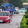 Quảng Bình: Mưa lớn gây ngập cục bộ ở thành phố Đồng Hới