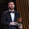 Messi giành danh hiệu Quả bóng Vàng 2023. (Nguồn: AFP)