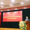 Ông Nguyễn Văn Thể, Ủy viên Trung ương Đảng, Bí thư Đảng ủy Khối phát biểu chỉ đạo hội nghị. (Nguồn: Báo Nhân dân)