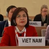 Đại sứ Lê Thị Tuyết Mai, Trưởng Phái đoàn đại diện thường trực Việt Nam tại Geneva. (Ảnh: Nguyễn Tuấn/TTXVN)