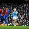 Man City (áo xanh) lập nên kỳ tích ở Premier League. (Nguồn: Getty Images)