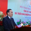 Phó Thủ tướng Trần Lưu Quang phát biểu chỉ đạo. (Ảnh: Văn Điệp/TTXVN)